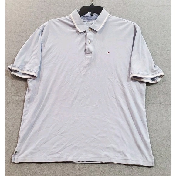 Tommy Hilfiger Other - Tommy Hilfiger Men's Blue Polo Shirt 2XL 100% Cotton Classic Short Sleeve‎